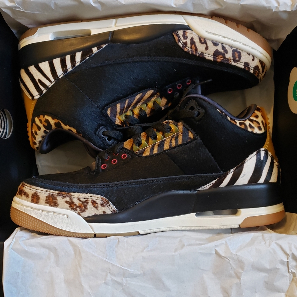 Air Jordan Retro 3 SE "Animal Instinct" Size 10 (Additional Description Photos)